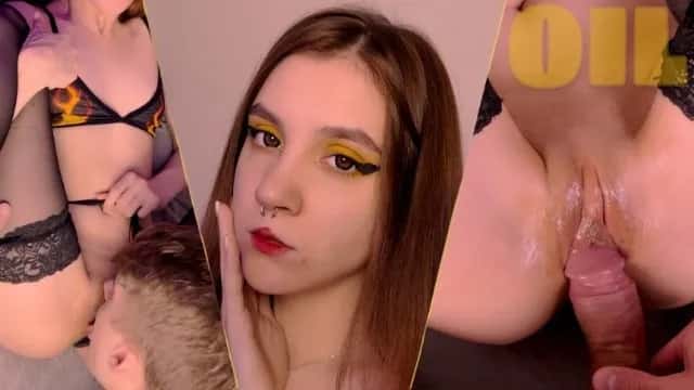 I ate her pussy, fucked her in missionary pose and she swallowed my cum POV 4K | reality | 13:28