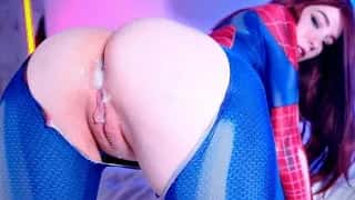 Sexy Mary Jane fucks in Spiderman costume | reality | 10:49