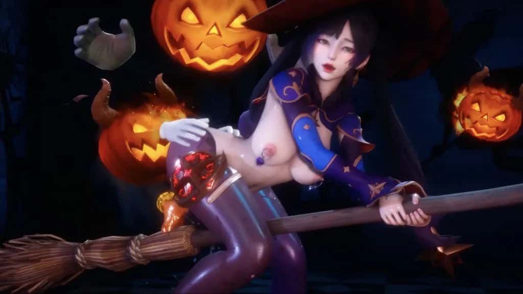 [Elarbaby] Mona halloween | anime | 10:32