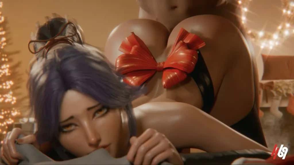 [H69 Verse] Yoruichi- Christmas Animation | anime | 01:10