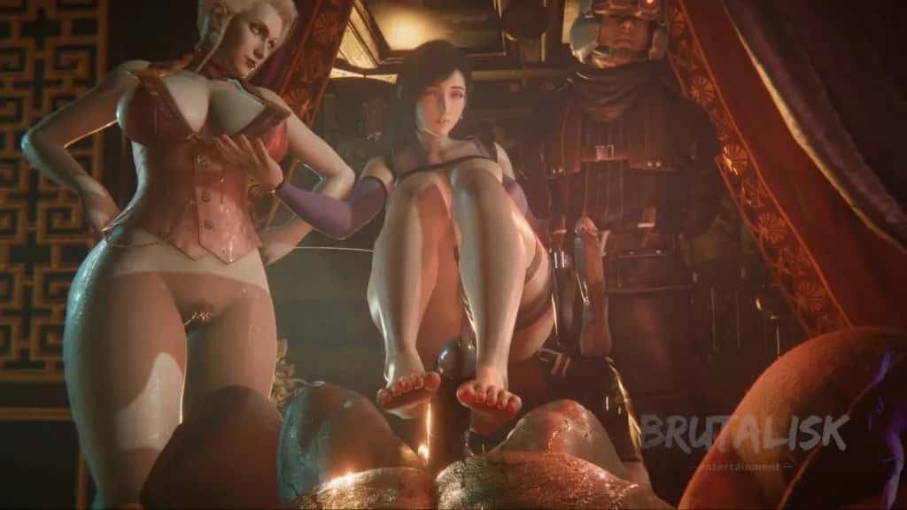 [Brutalisk Entertainment] Scenes：Sweet feet【TIFA／JURI】 | anime | 10:48