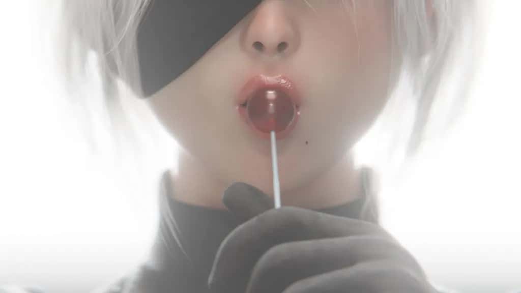 [Visualoos] 2B Wants to Trade Her Lollipop 4k [ NO WM ] | anime | 02:59