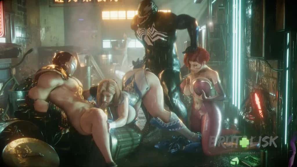 [Brutalisk Entertainment] Scene：Hot Ride Marvel (Emma Frost) | anime | 06:46