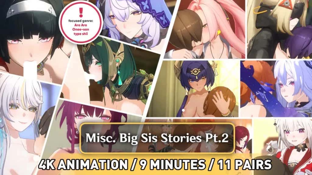 [PastaPaprika] Misc. Big Sis Stories Part 2 ANIMATION (4K) | anime | 08:53
